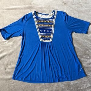 Beautiful soft blue top NWOT